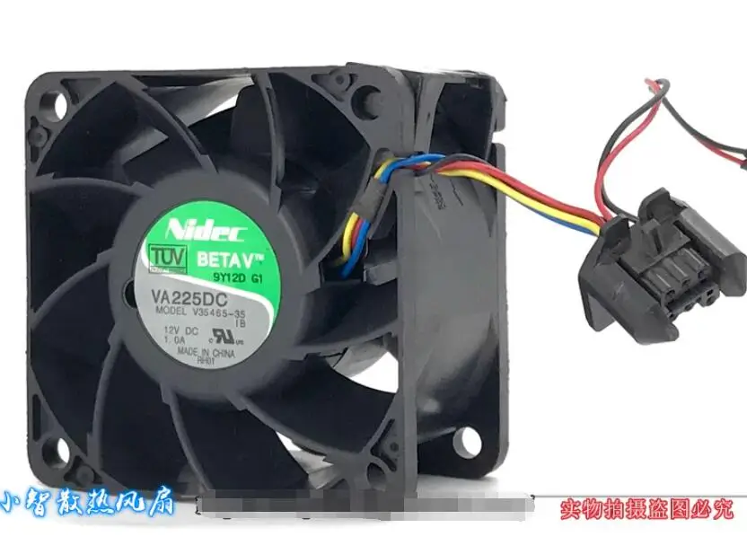 

Nidec V35465-35 DC 12V 1.0A 60x60x38mm 4-Wire Server Cooling Fan