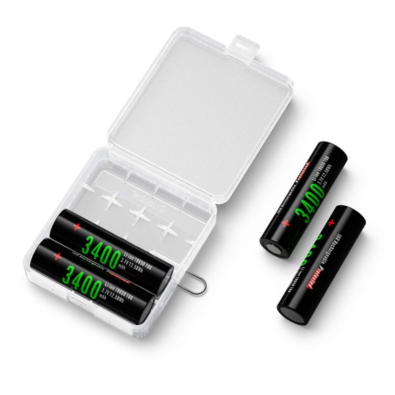Battery Storage Case for 1pc/4pc/8pcs 18650 Batteries Holder Waterproof and Durability Storage Box Easy Access Box D2RC