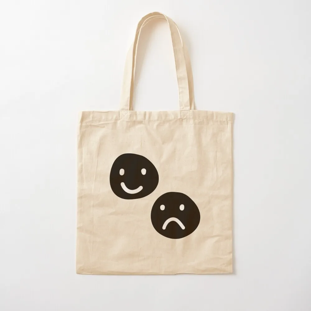 

Happy Face Sad Face Tote Bag shopping cart bags cute pouch bag hand bags