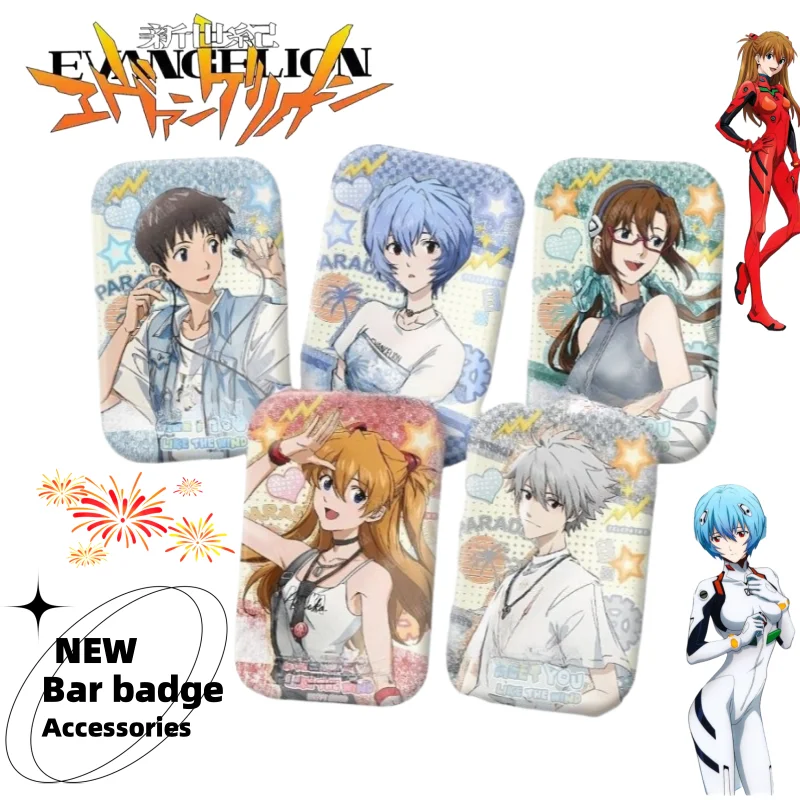 

NEON GENESIS EVANGELION Ayanami Rei Asuka Langley Soryu индивидуальный креативный значок для бара студенческая брошь кулон праздничные подарки