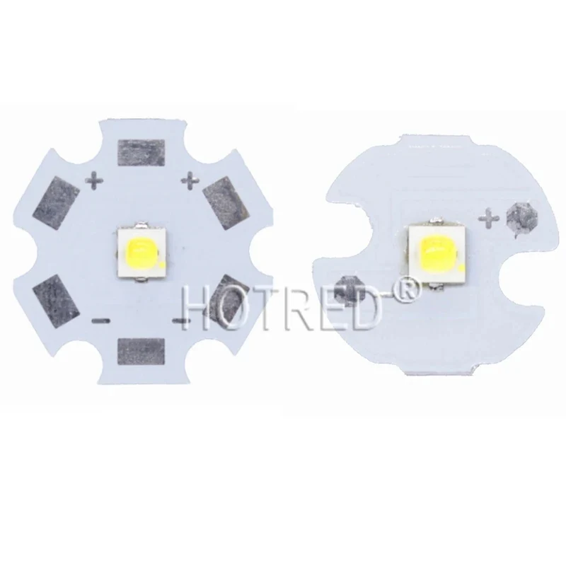 Émetteur de puce de diode LED haute puissance, 10 pièces 1W 3W 3535 SMD blanc froid blanc chaud remplacer XPE XP-E Xical2 pour lampe de poche
