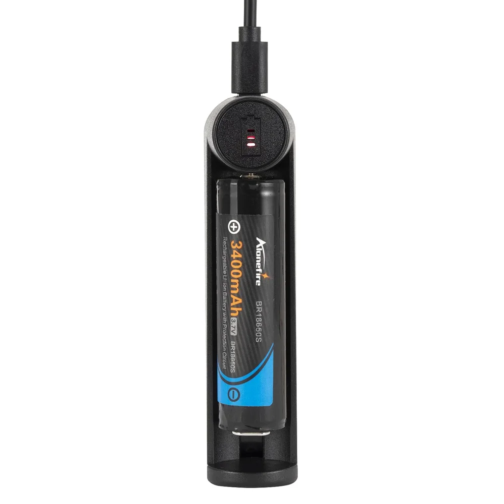 Alonefire C1 cargador USB para baterías litio recargables 18650 21700 - imagen 4