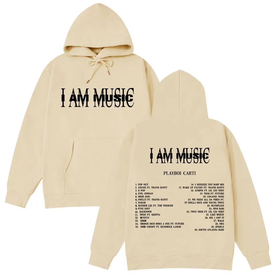 Playboi Carti I AM MUSIC New Album 2025 Hoodie Fans Gift Men Woman