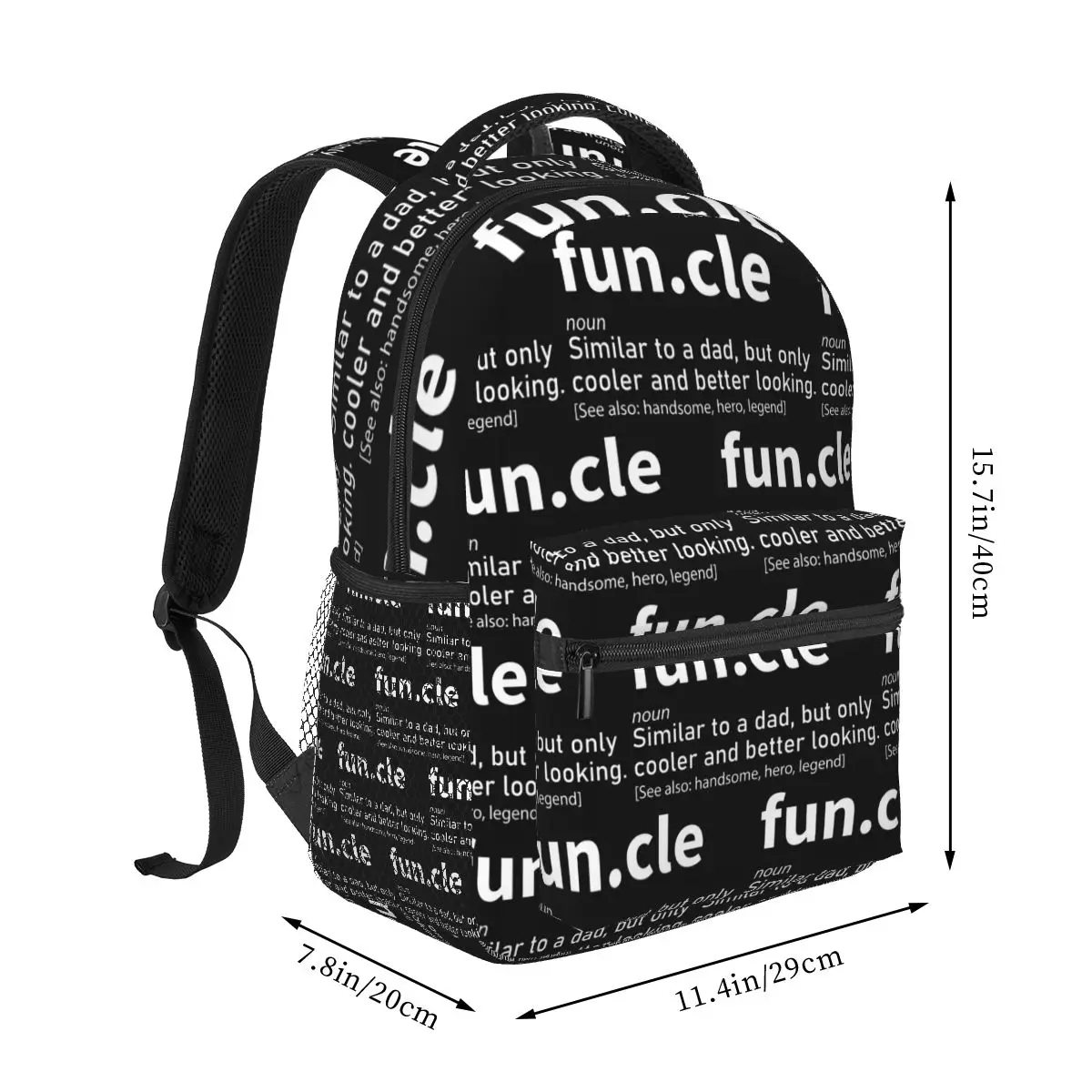 Funcle-mochilas escolares de dibujos animados para niños y niñas, bolso de hombro, gran capacidad