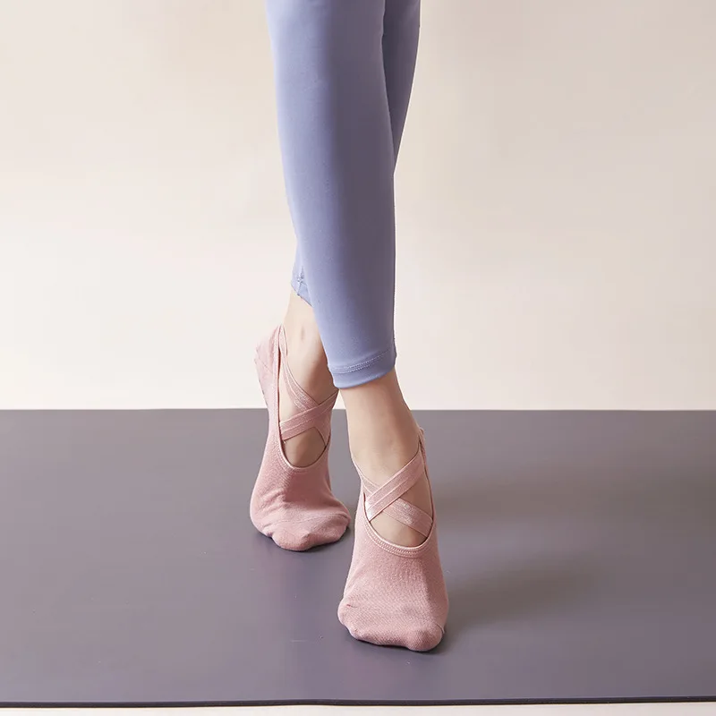 

【15】Cotton Women's Yoga Socks With Bottom Anti Slip Sports Socks That Absorb Sweat And Are Comfortable For Home Use Floor Socks