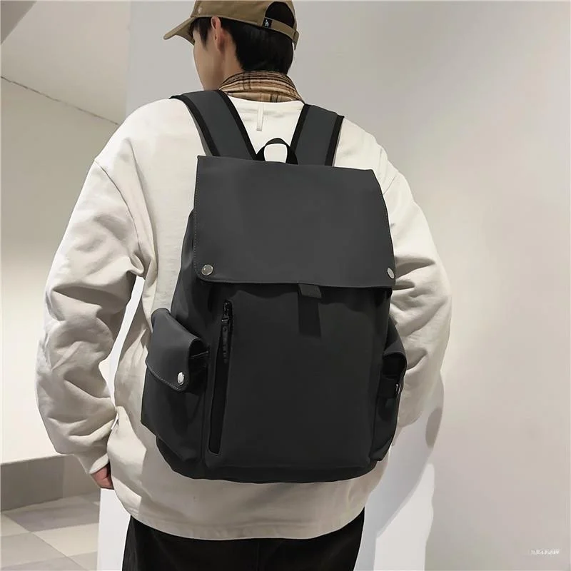 

Casual Travel Laptop Bapa Large Capaci College Student Bookbag Dual oulder Strap Soft Material Polyester Zippe...
