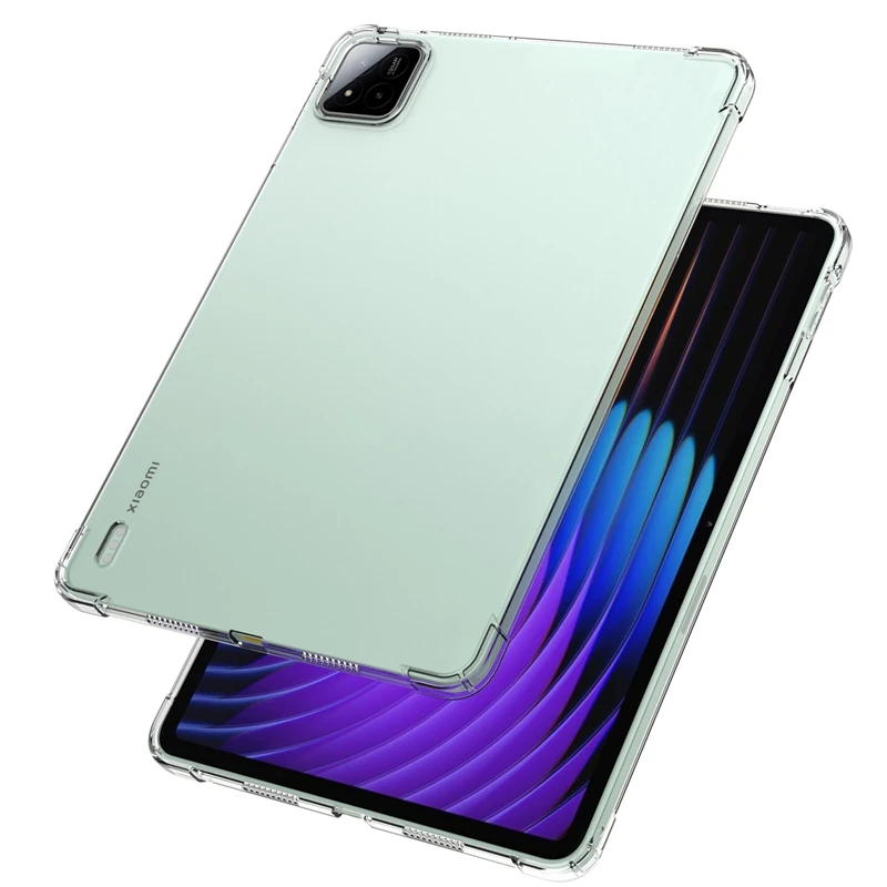 Transparent PC Case For Xiaomi Mi Pad 7 Pro 11.2 Clear Shockproof Air-bag Silicone TPU Case for Xiaomi Pad 6 6 Pro 11inch Cover