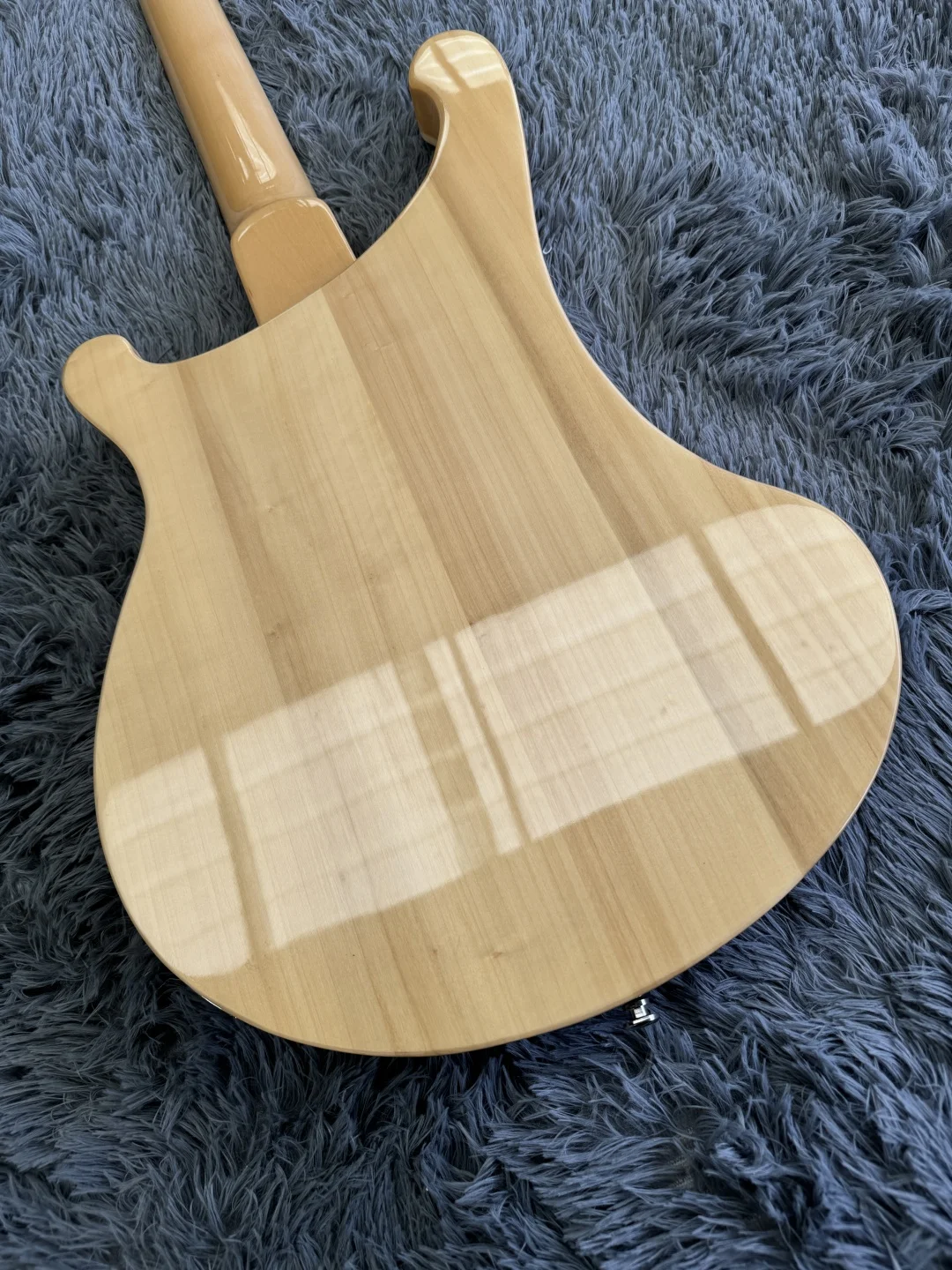 Baixo guitarra elétrica original madeira cromado hardware baixo de alta qualidade pode ser personalizado duplo jack fábrica cabelo liso