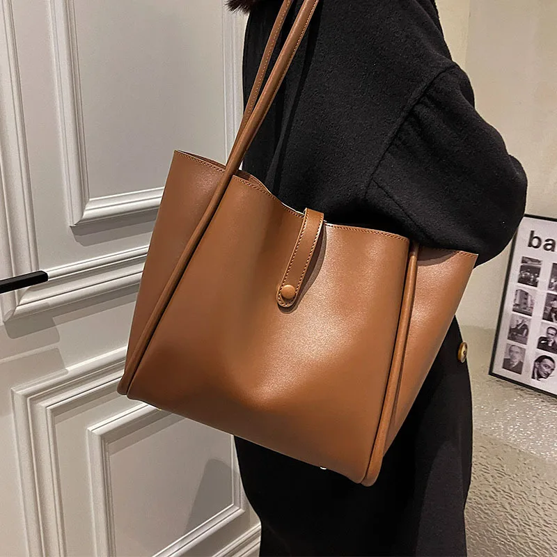 New Fashion Bag 2023 New Fashion Spring Handbag Women\'s Bag Senior Sense of Large Capacity Commuting Simple Tote Bag