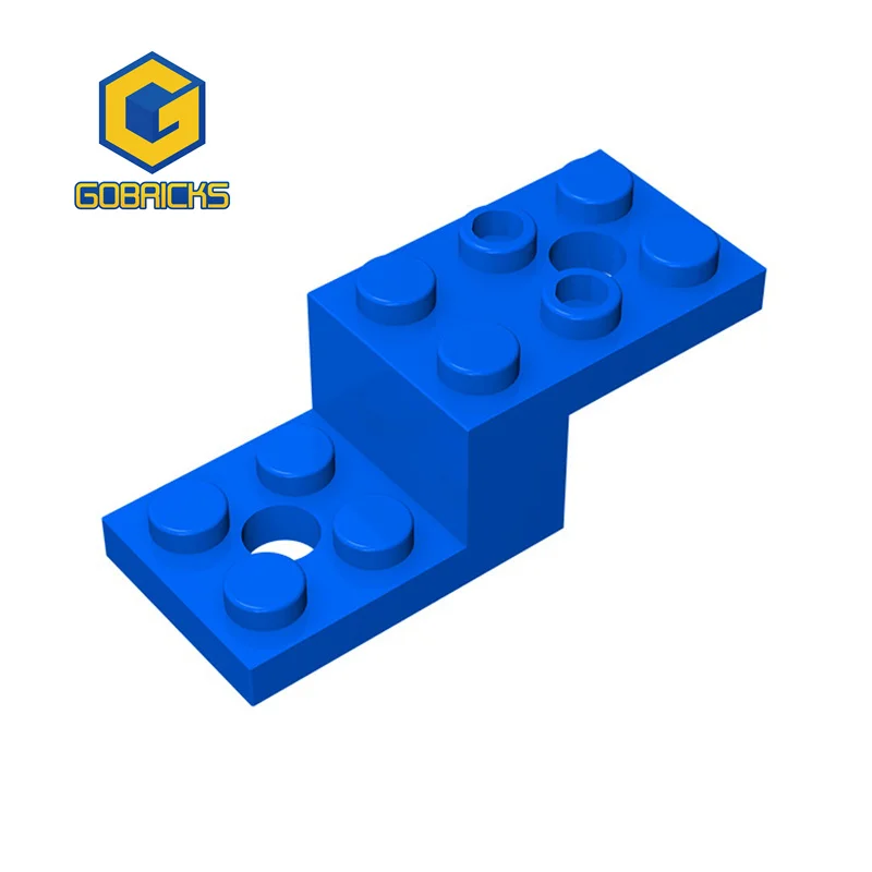 Gobricks 10Pcs MOC Parts 11215 Bracket 5 x 2 x 1 1/3 with 2 Holes Compatible Bricks Building Block Particle Puzzle Toy Gift