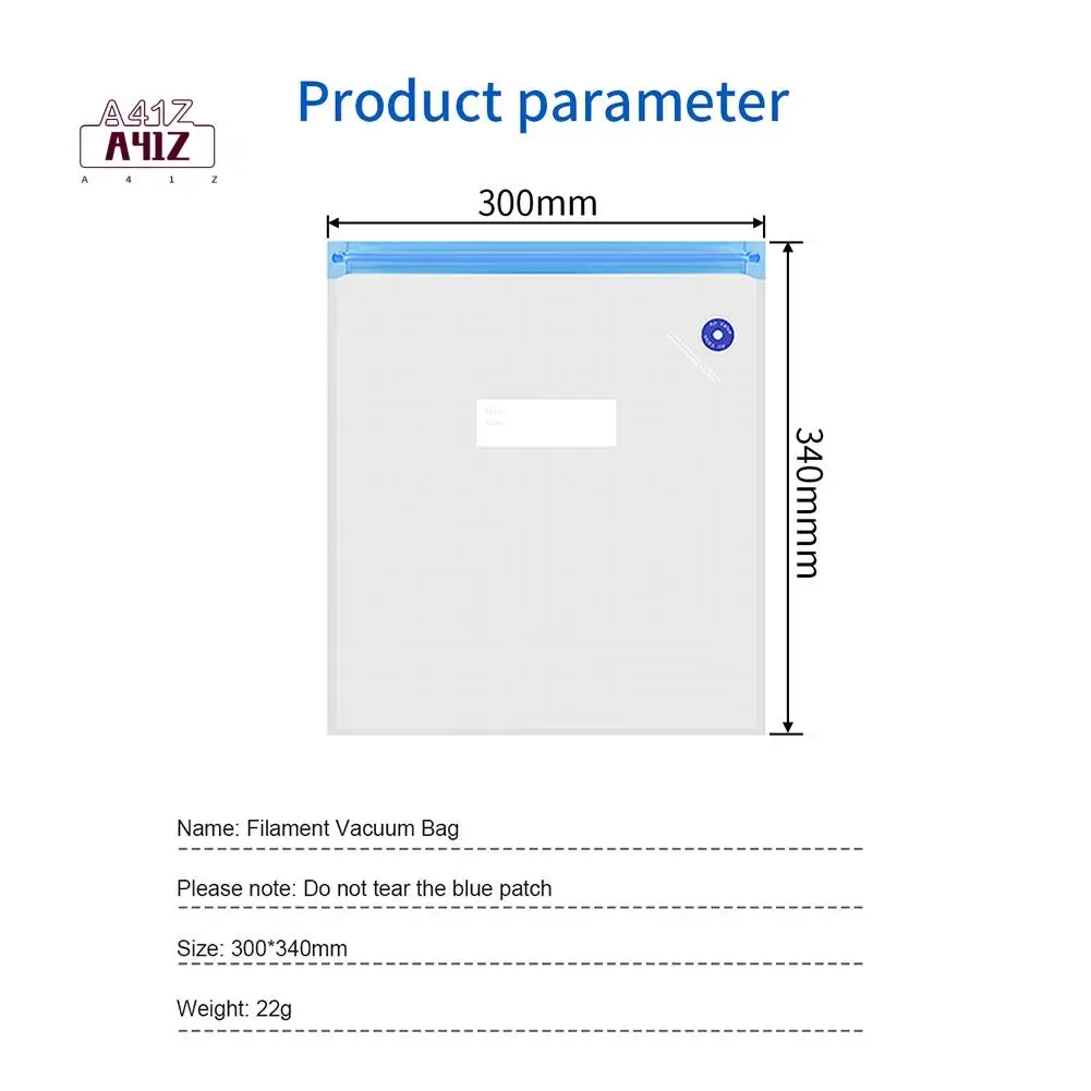 

A41Z-USB перезаряжаемая электрическая сушилка с воздушным насосом + 5 шт. набор мешков для 3D-принтера PLA вакуумный мешок с нитью 1 клавиша быстрая накачка