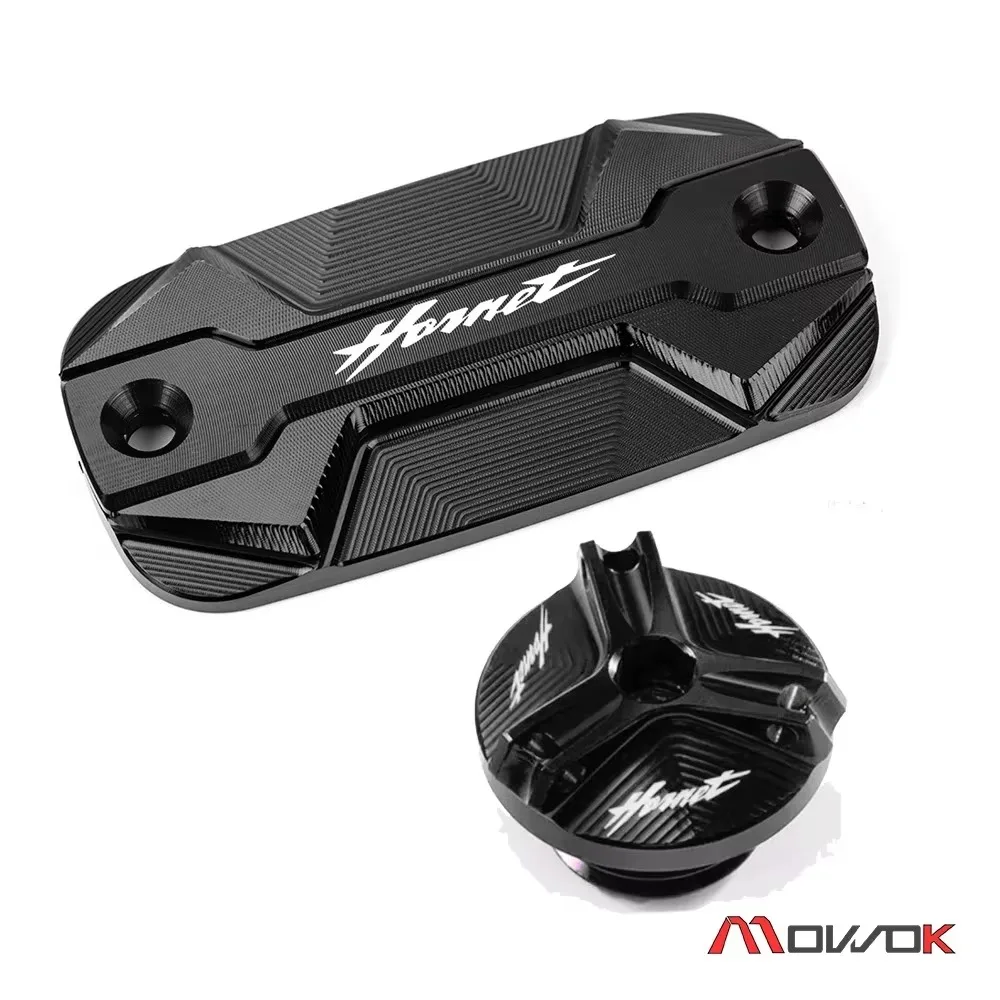 For Honda Hornet 600 900 CB600F 1998-2014 CB750 2022-2024 Hornet900 Hornet600 Motorcycle Oil filler cap Brake Reservoir Cover