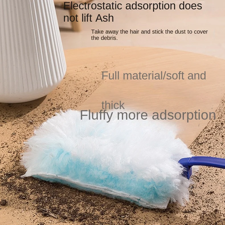 10/100pcs Replacement Heads Duster Microfiber Disposable Short Duster for Cleaning Home Office Blinds Surface Dust Clean Tool