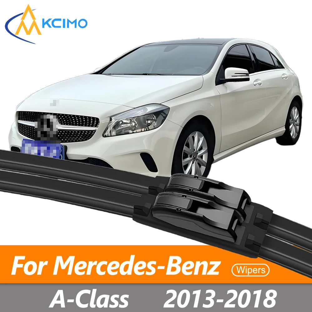 

2PCS Front Windshield Wiper Blades For Mercedes-Benz A-Class W176 2013-2018 Direct Fit Front Set All Weather High-Performance