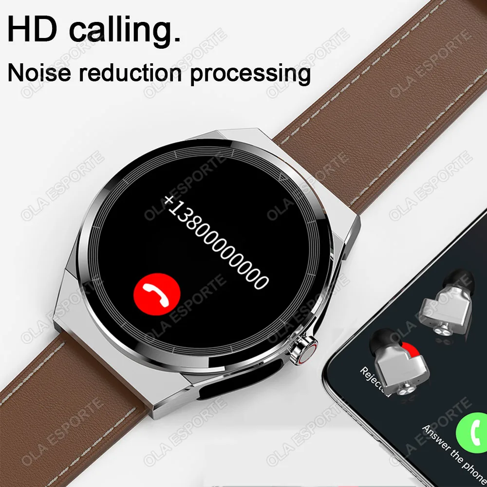 Smartwatch With Headphones 2 in 1 Wireless TWS Earphone Bluetooth Calls Waterproof Sports Smart Watch Men for Huawei Xiaomi 2024