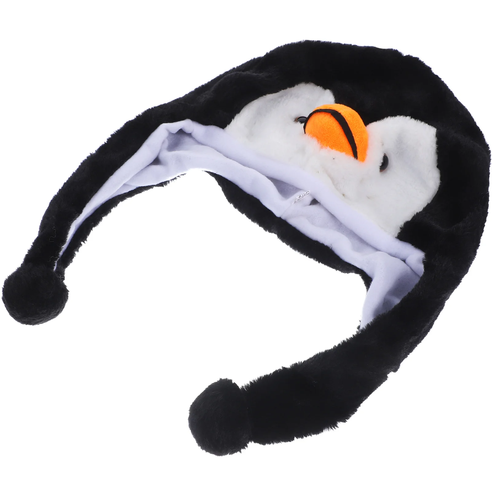 Animal Hat Winter Style One Size Fits Most Cute Penguin Headwear Cartoon Earflap Hood Carnival Cosplay Performance Party