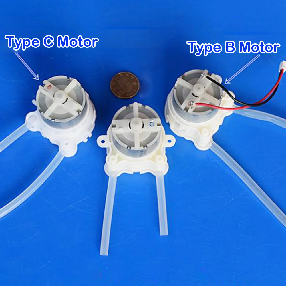 1 adet DC 5V 6V mikro peristaltik pompa değerli Metal fırça 500 dişli Motor dozaj pompası sıvı su laboratuvar için mürekkep yüksek basınç