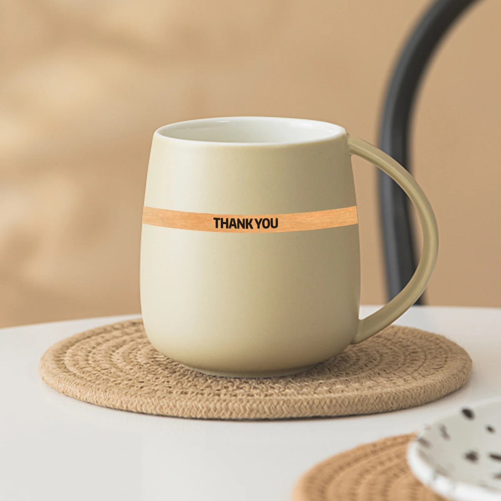 1 شريط عزل الورق لتغليف المخابز وتنسيق الزهور للأعمال الصغيرة شكرًا لك أشرطة التعبئة الشريطية