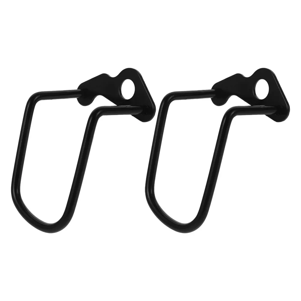 

2pcs Rear Derailleur Protector for Mountain Bike Gear Hanger Iron Material Lightweight Transmission Guard Bicycle Safeguard