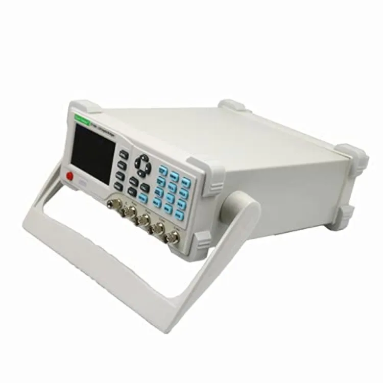 Desktop LCR Meter inductance Tester 10~100KHz Continuously Adjustable; 1Hz Step; Support SCPI; (4510, Grey, 3)