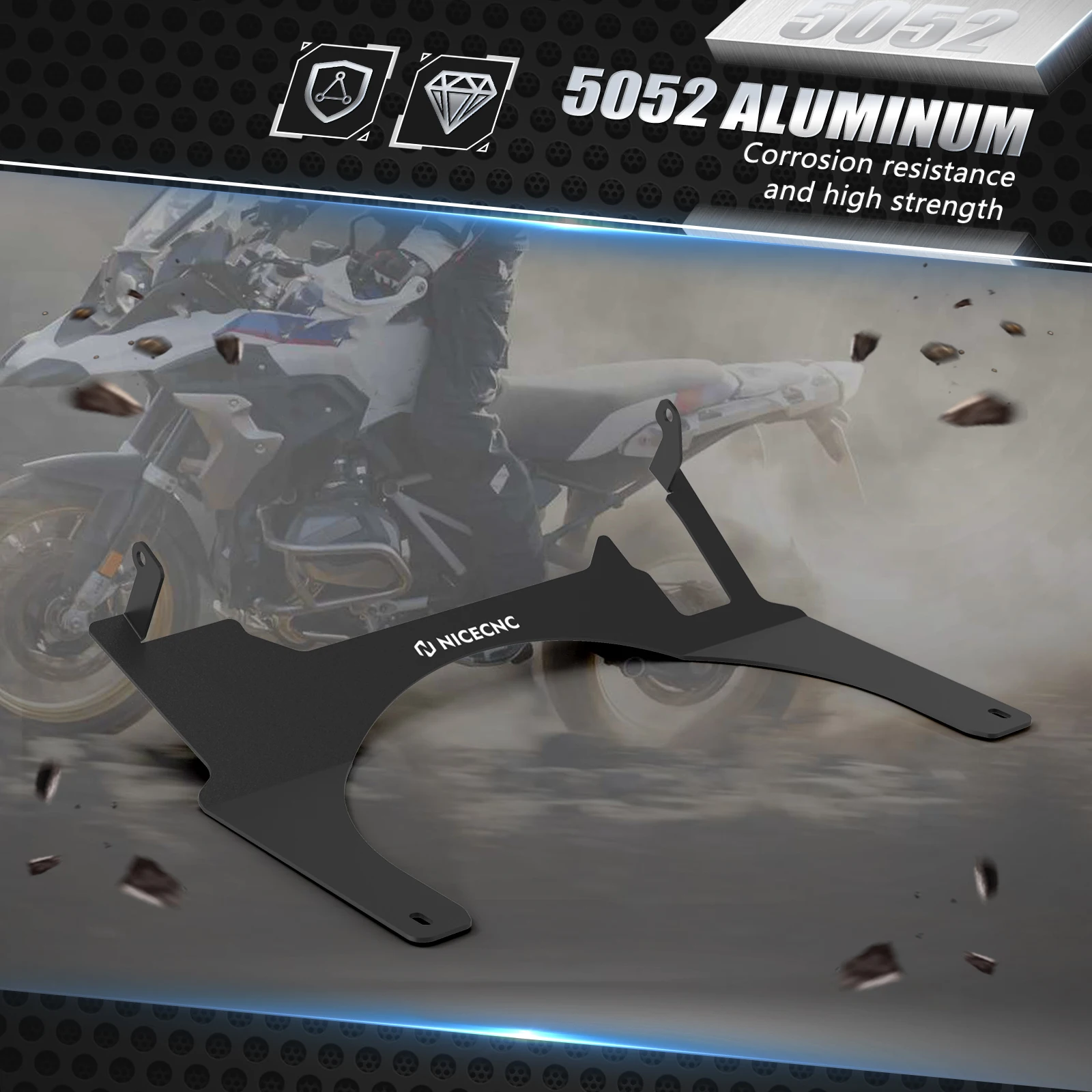 NICECNC Motorrad-Cockpit-Verkleidungslenkstangenabdeckung Schutz für BMW R1250GS R1250 GS R 1250GS 2018-2023 R1200GS 16-18 – Detail 3