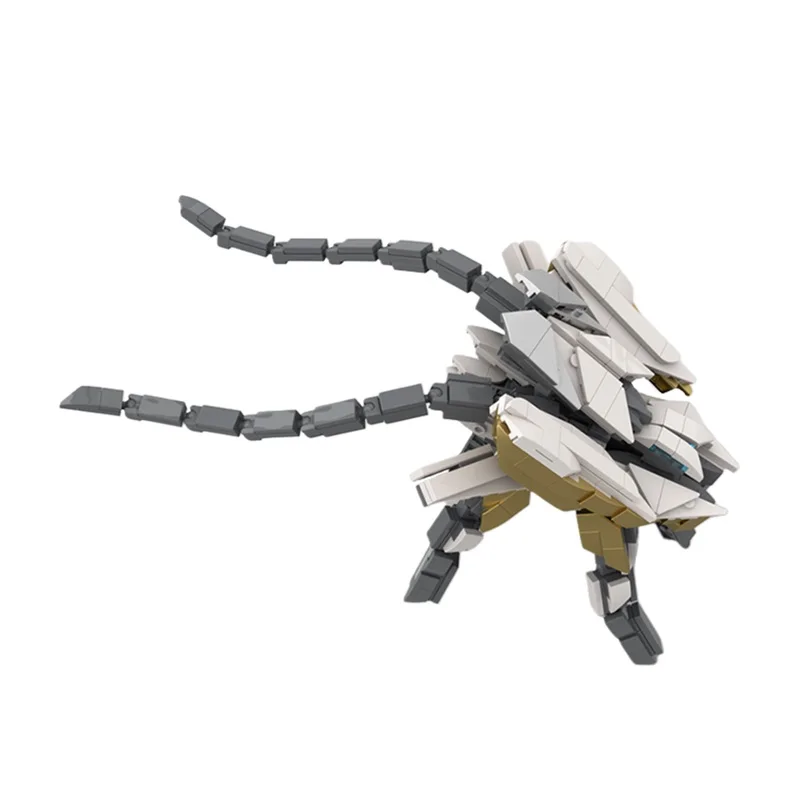 MOC Horizon Specter Model Building Blocks Joint Movable Mecha Game Battle Robot Splicing Bricks Toys Creative Boys Toys Kid Gift