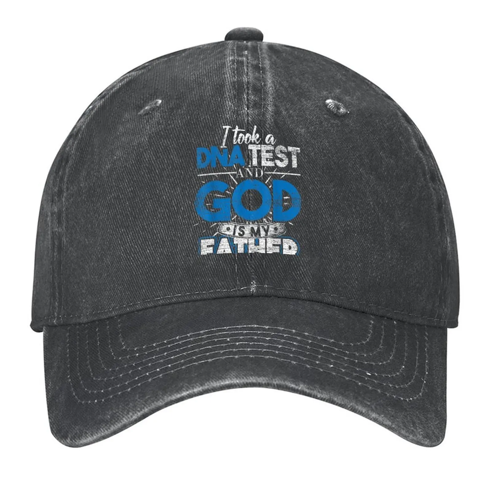 

I Took A DNA Test And God Is My Father Бейсбольная кепка забавная шляпа модная дизайнерская шляпа папа шляпа Женские шляпы для солнца Мужские
