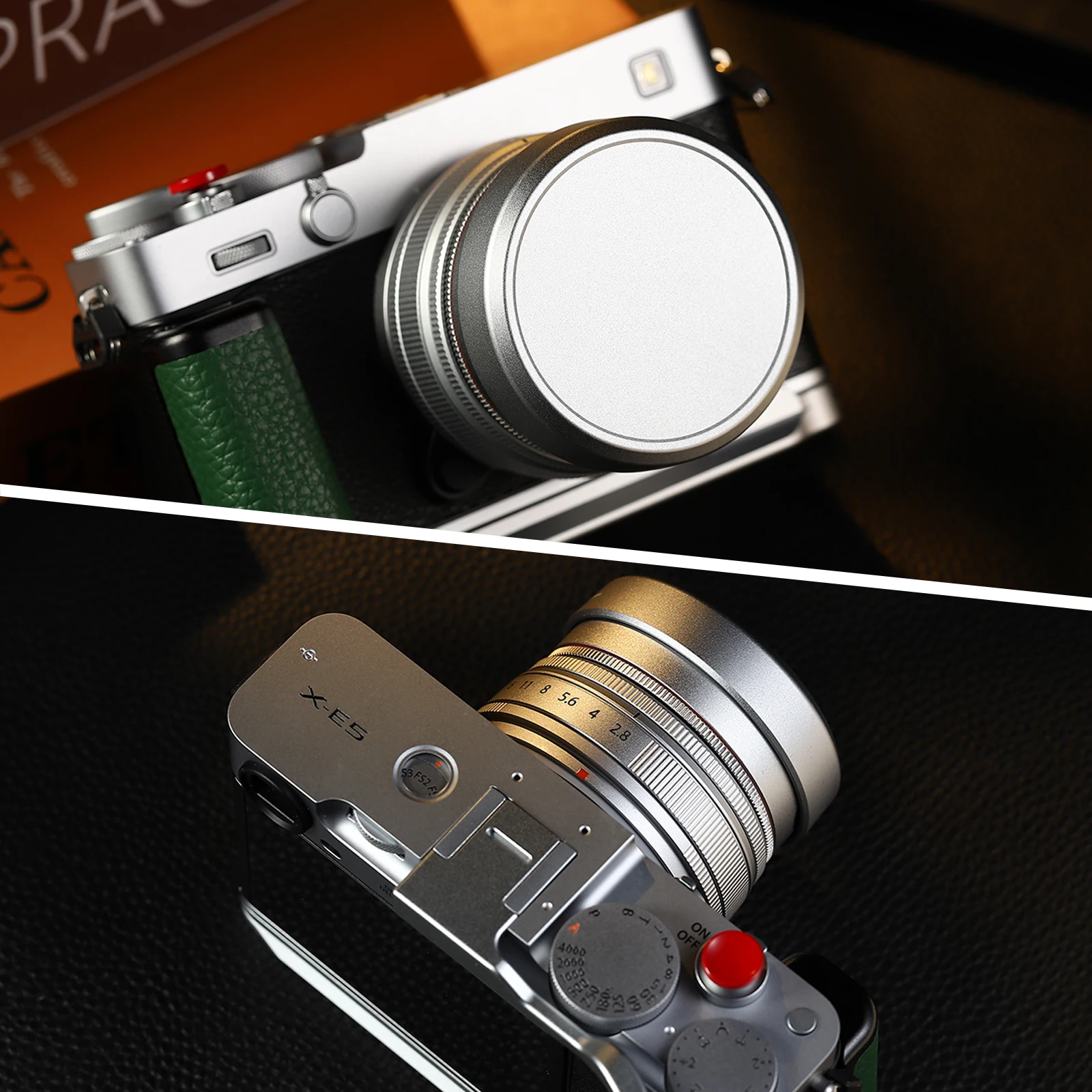 Haoge Squaret Metal Lens Hood for Fujifilm XF23mm F2.8 on XE5