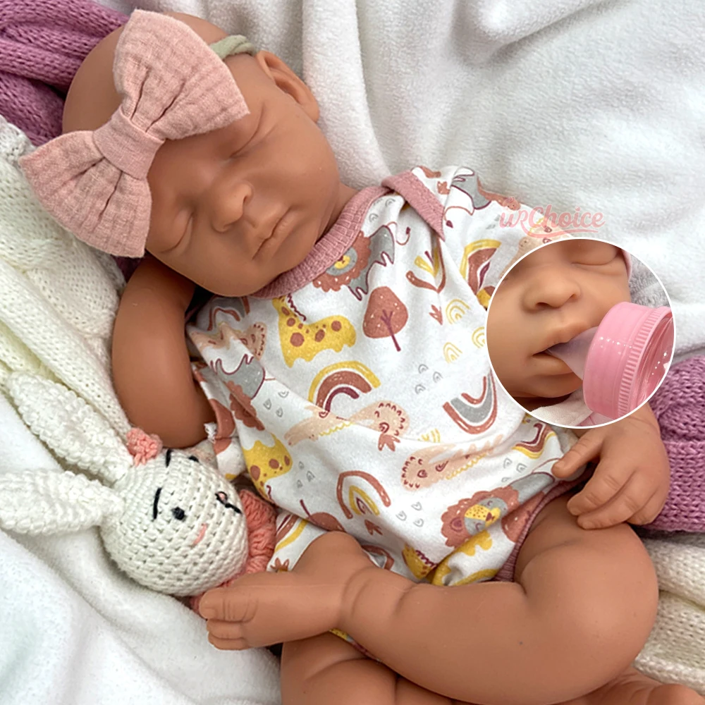 

Кукла-реборн для эмоциональной поддержки, 44 см, полнотелая, из мягкого силикона, ручной работы, реалистичная, водонепроницаемая, для коллекционирования