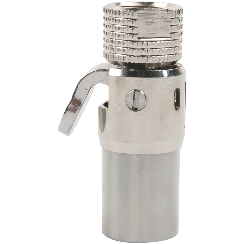 1/4 inch F-NPT Clip On Tire Chuck with 12 Tooth Locking Mechanism 1/4 M-NPT to 8V1 Adapter and Quick Connect for One Handed Use