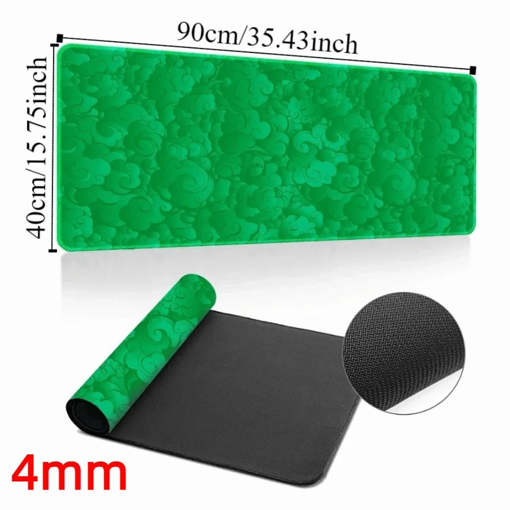 900*400MM Japanese Cloud Mouse Pad Creative 4mm Thickened Keyboard Mats Extended Large Size Non-Slip Desk Mat Workers/Students
