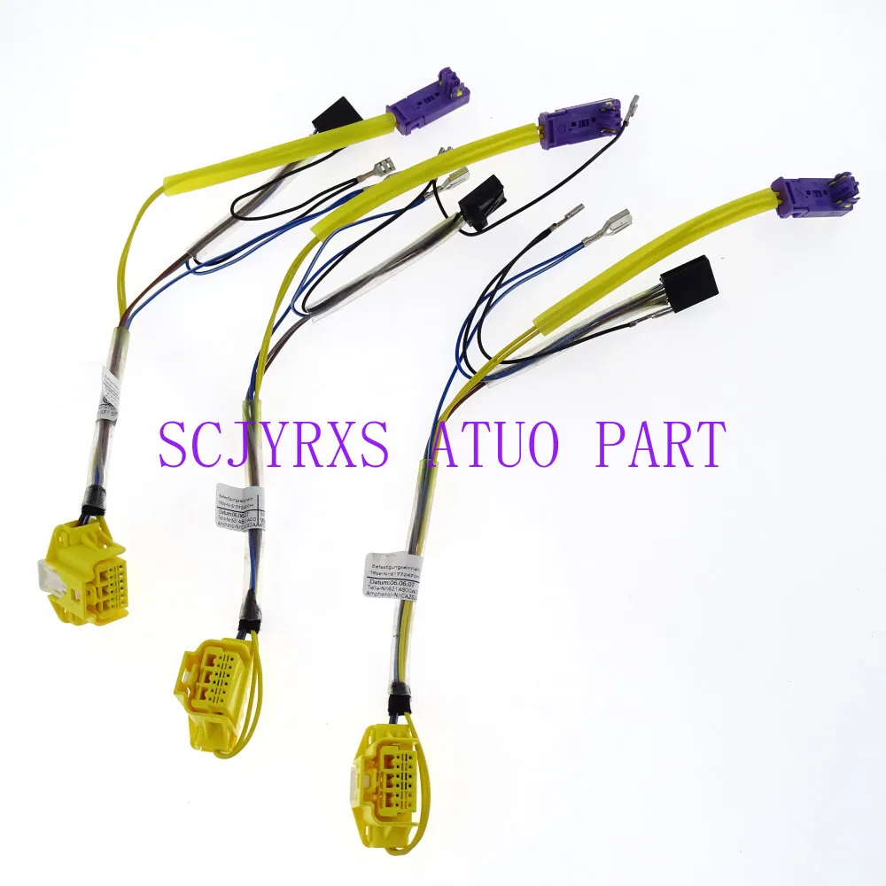 

3pcs 1K0971584C Multifunction MF Steering Wheel Cable Wire Harness For VW Passat B6 Golf MK5 6 Bora Skoda Seat 1K0 971 584C
