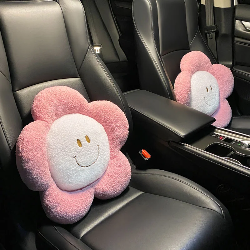 Car Lumbar Cushion Car Cushion Lumbar Cushion Lumbar Pillow Car Cartoon Backrest Cushion Portable General Purpose