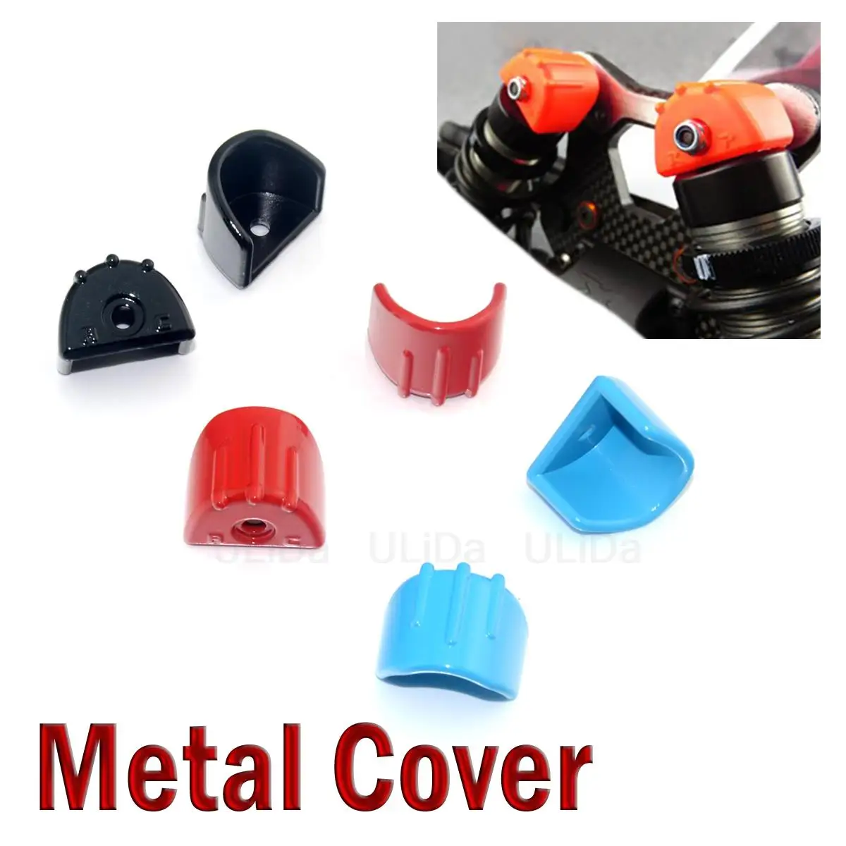 Anti-Wear Metal Zinc Cap Shock Absorber Protective Cover for 1/8 1/10 Truck Buggy RC Car HSP HPI Traxxas Axial TAMIYA