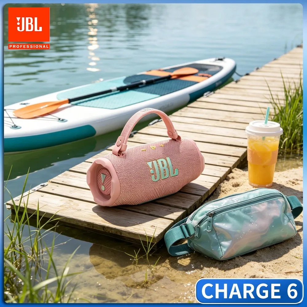 Summit Hut Solid Bass JBL CHARGE6 Bluetooth Speaker RGB Handsfree IP67 Waterproof Dual Driver TF Card Wireless Stereo Audio