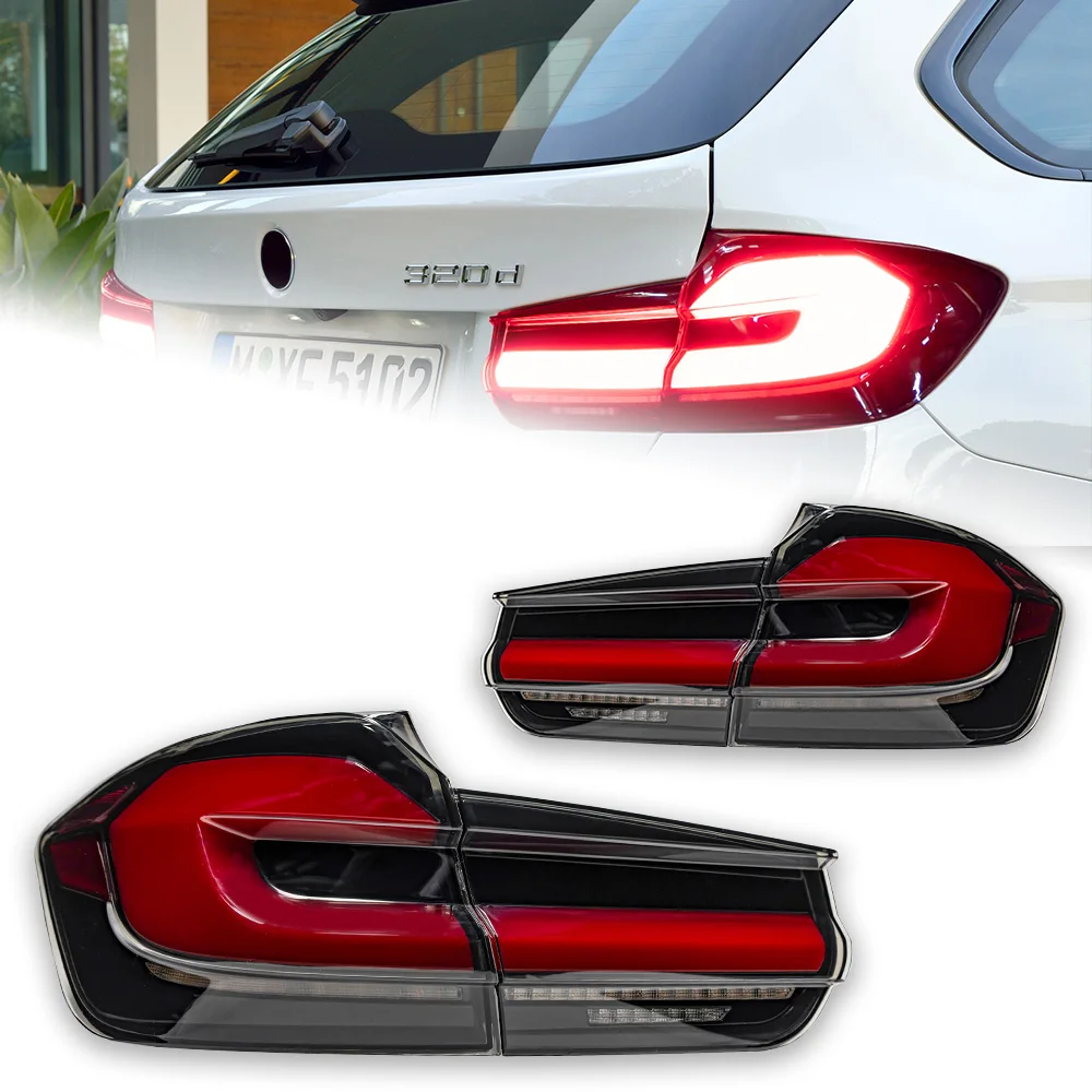 

AKD Car Lights for BMW F31 3 Series Touring LED Tail Light 2013-2018 3D Rear Lamp 320D 330D DRL Signal Auto Accessories