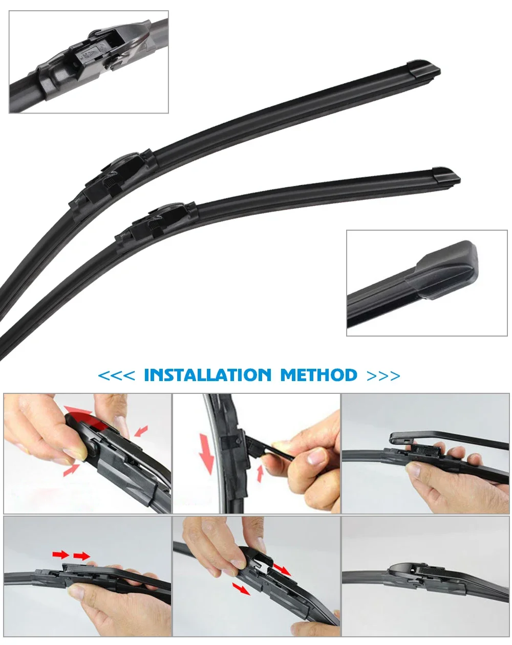 Car Wiper Blade Front Window Windscreen Windshield Wipers Blades Auto Accessories For Honda Civic 8 European 26