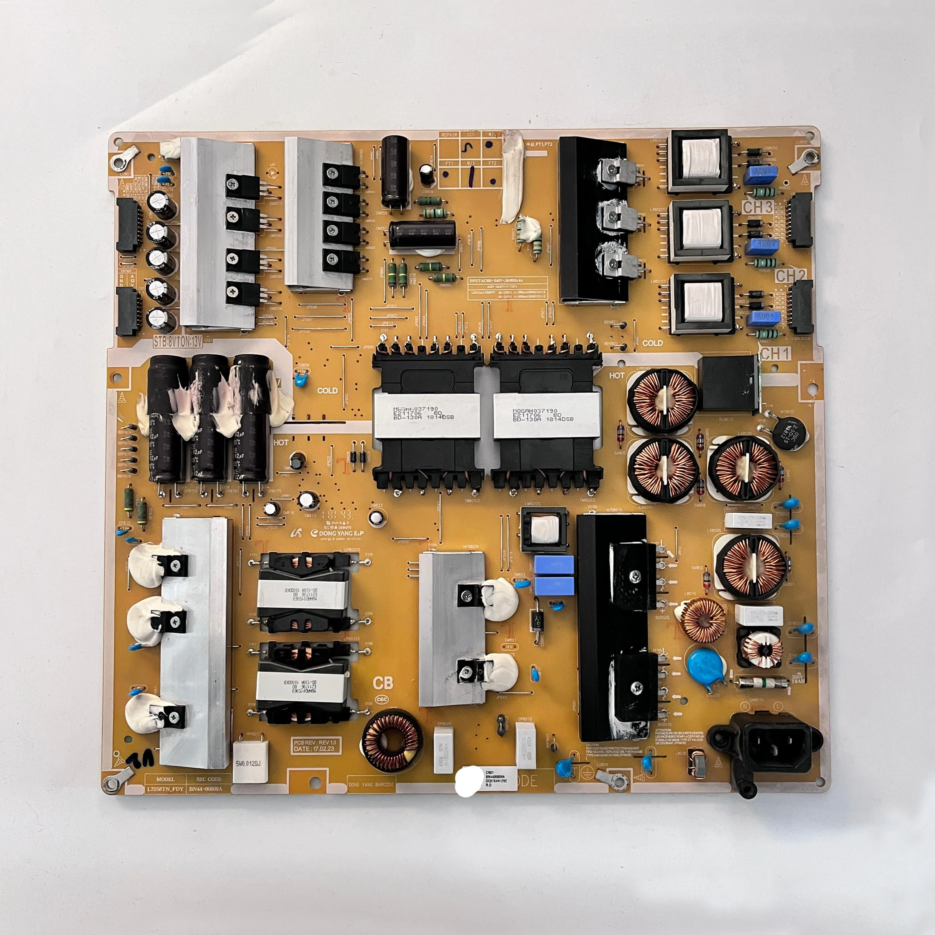 

Genuine Original TV Power Supply Board L75S6TN_FDY BN44-00809A Is Working Properly And Suitable For LCD TV UN75JU6500FXZA Parts