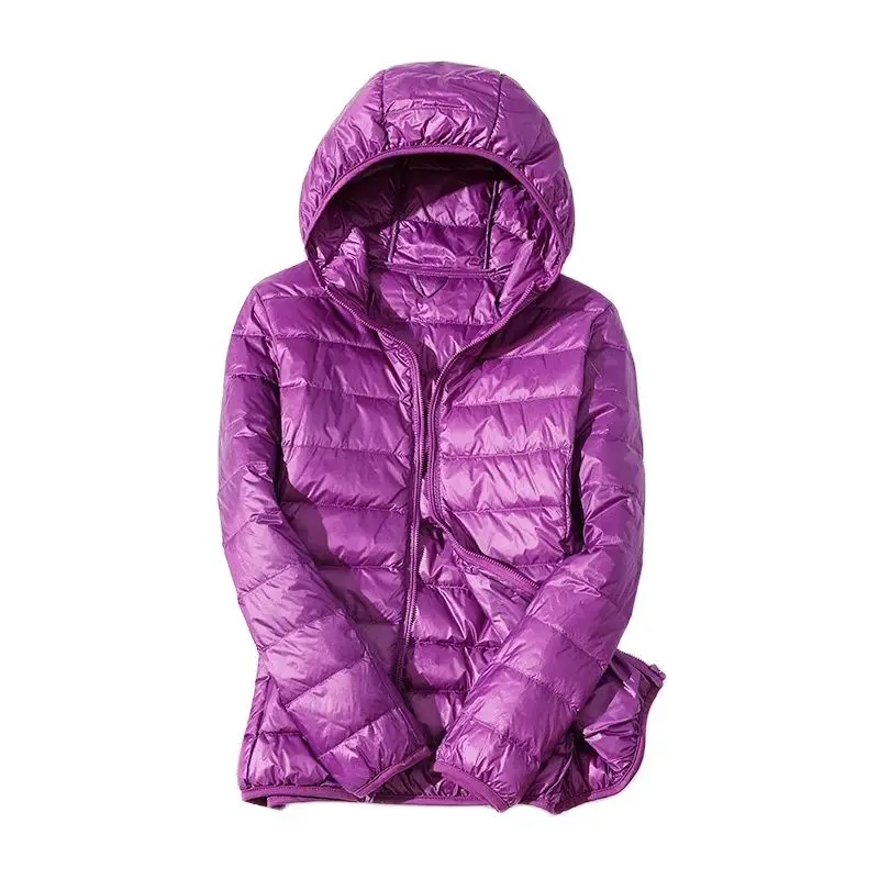 Lightweight Women\'s Duck Down Jacket Warm Winter Autumn Feathers Coat Female Puffer Quilted Clothes for Girls New