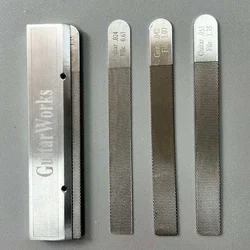 Luthier Repair Tools 4 Pieces Guitar Nut Files for Fret Crowning Made of Durable Rustproof Steel for Guitar Maintenance