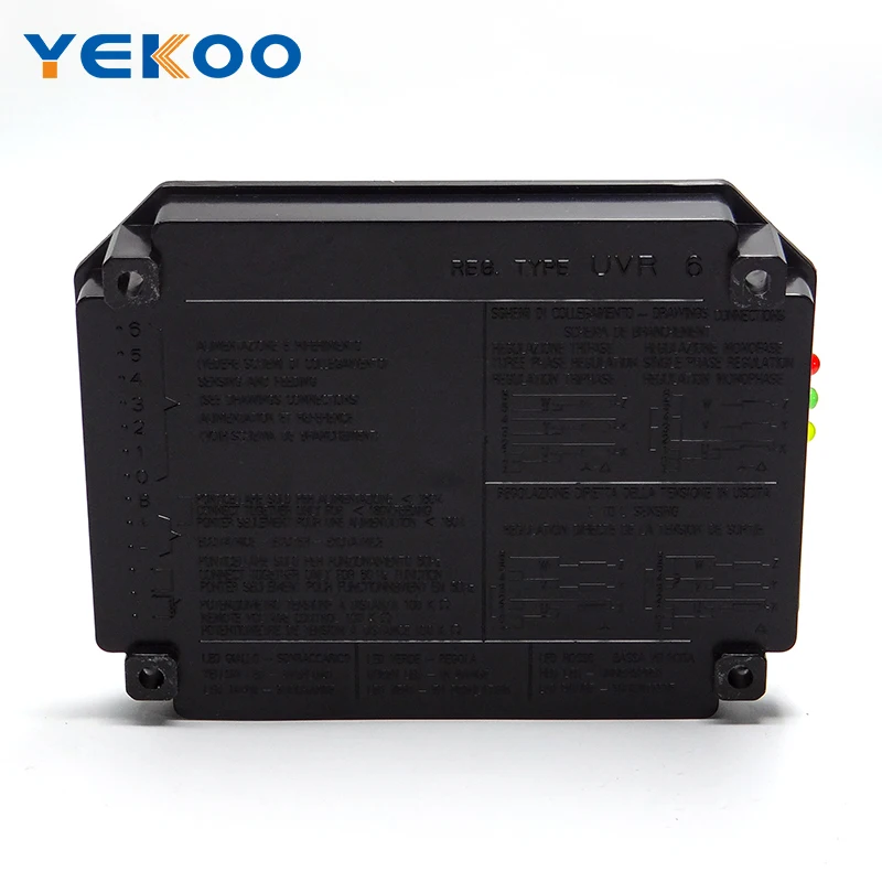 Generator AVR UVR6 Circuit Diagram Genset Spare Parts Automatic Voltage Regulator AVR Stabilizer