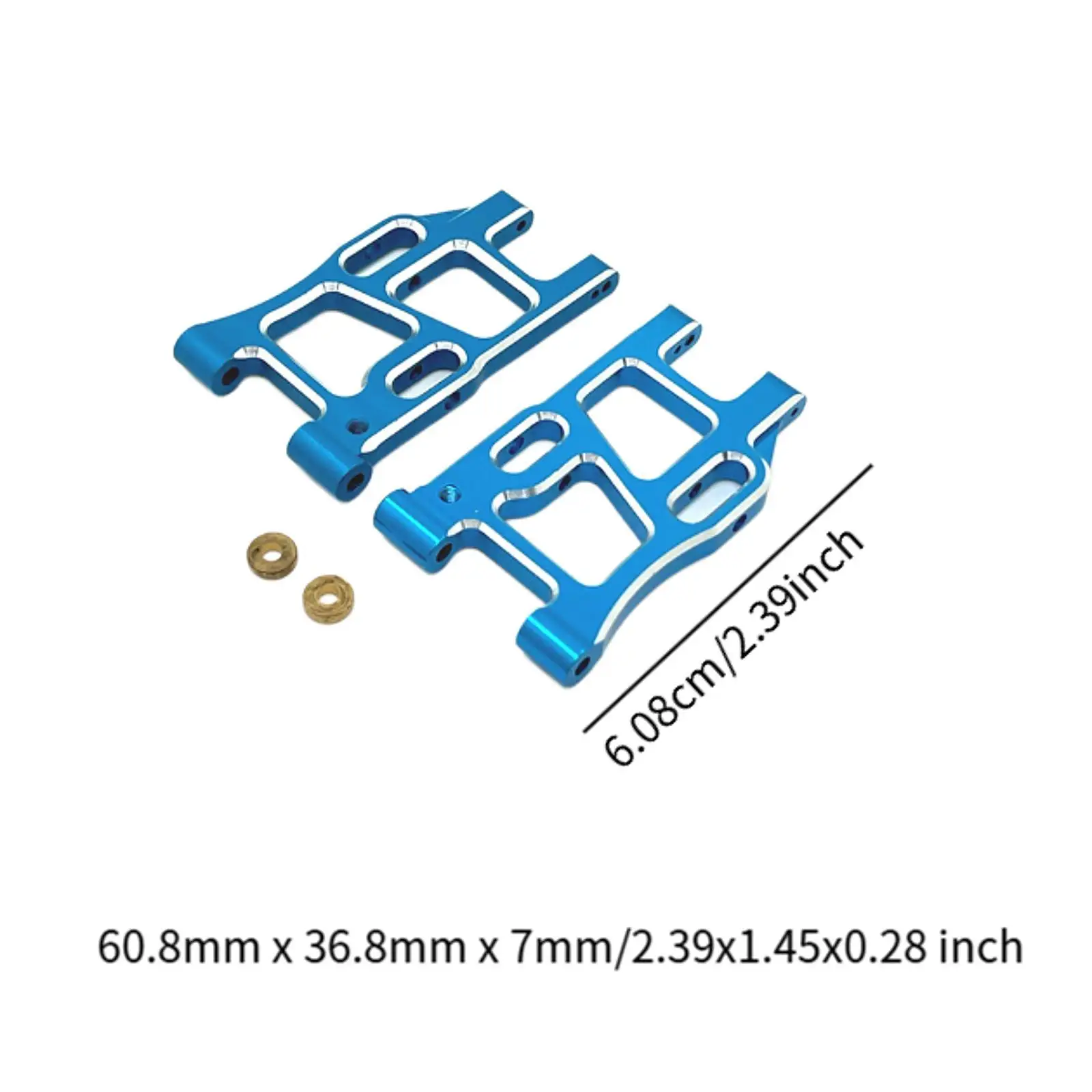 Braccio di sospensione posteriore RC Sostituisci parti Accessorio fai da te Braccio di sospensione posteriore in metallo per modello di camion per auto hobby in scala 1/10 Ptg-2 Ptg-2R