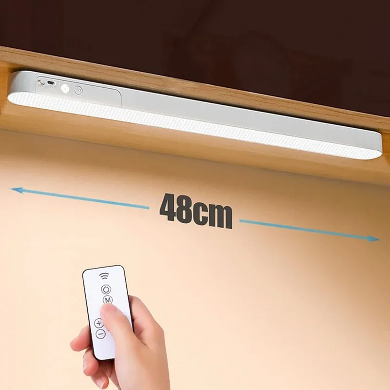 Eye-care Table Lamp LED Light Bar Rechargeable Wirless Desk Reading Lamp USB Night Light For Bedside Kitchen Cabinet