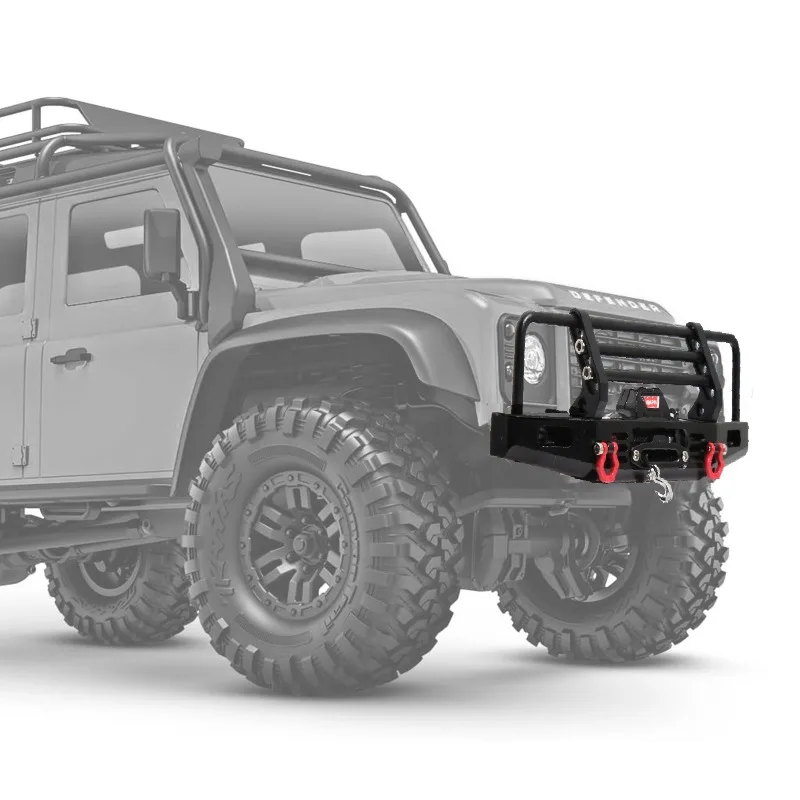 

1/18 Crawler TRX4M Defender Wilderness — металлический передний бампер + задний бампер + лебедка с дистанционным управлением и модификация кузова (W236)