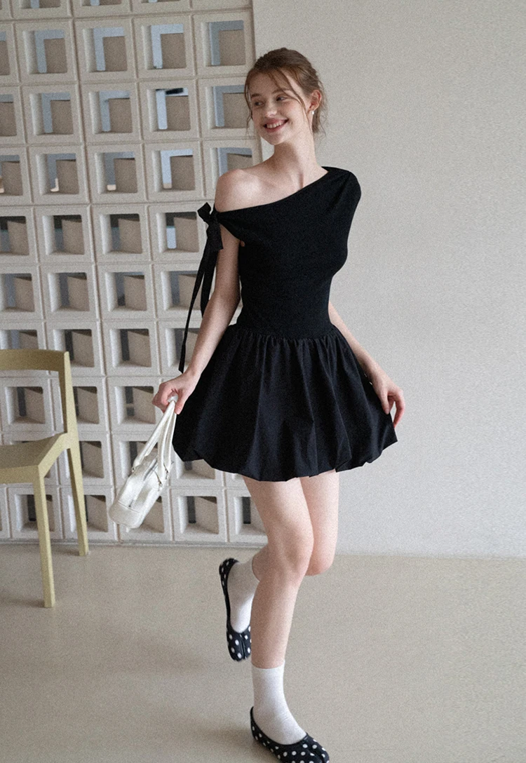 فساتين نسائية صيفية يومية بدون أكمام من التول مزينة بحزام خصر مطاطي مجوف وطبقات من Fairycore للنزهات الناعمة المزهرة #4