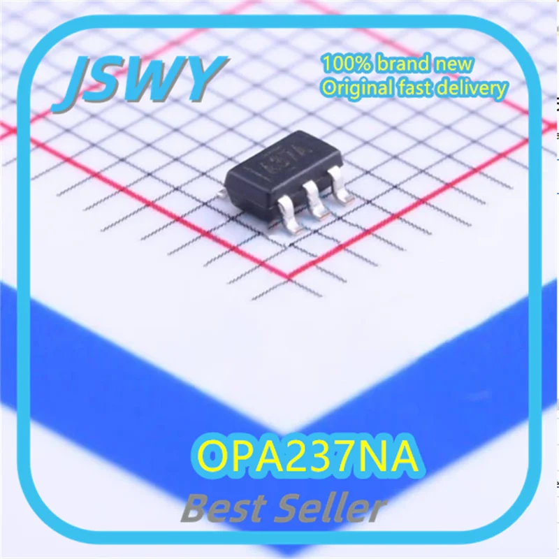 (10/50pcs) OPA237NA Precision Operational Amplifier Chip SOT23-5 A37A Silkscreen Genuine Electronics