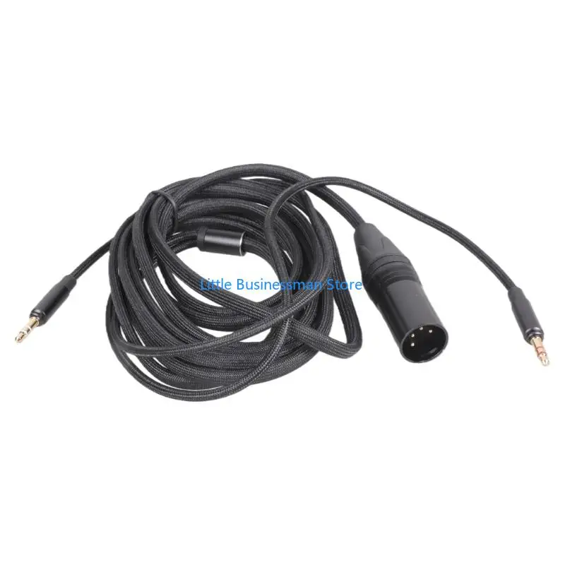 Extension Cable 4Pin Balanced to Double 3.5mm Cable Extender Cord for Hifiman M76A