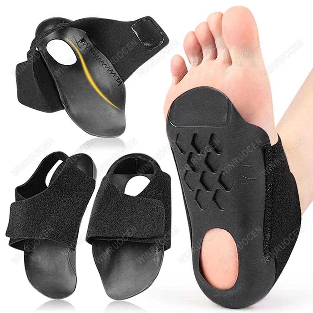 1 Pair Arch Support Half Arch Correct Insoles Orthotic X/O Type Leg Shoe Insoles For Feet Care Insoles Unisex Shoe Heel Cover