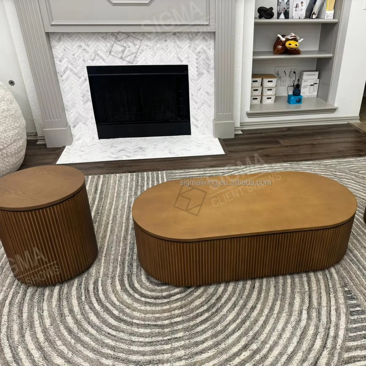 

Custom Modern Home Furniture Living Room Coffee Table Wood Nordic Design Wooden Coffee Table Tea Table