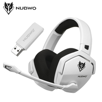 NUBWO G06 2.4G Wireless Gaming Headset for PS5 PS4 PC Laptop Noise Cancelling Over Ear Wired Headphones with Mic for Games